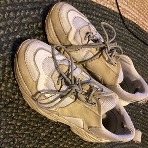 The Kooples distressed white dad sneaker